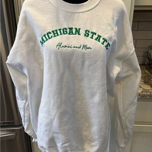 Gildan Heavy Blend White Sweatshirt